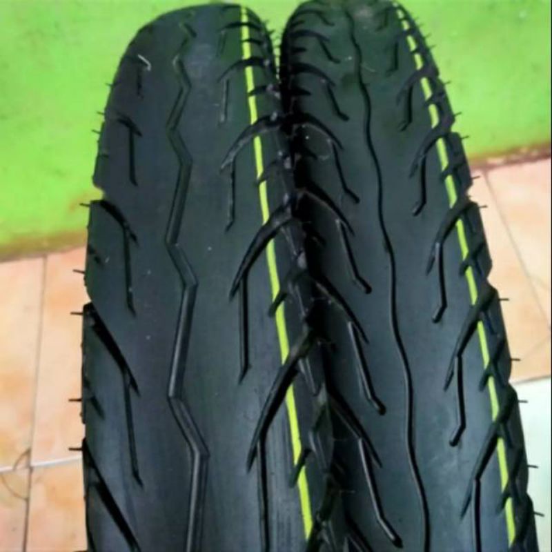 sepasang ban seken motor bebek Supra/Jupiter/Vega dan sejenisnya merk federal