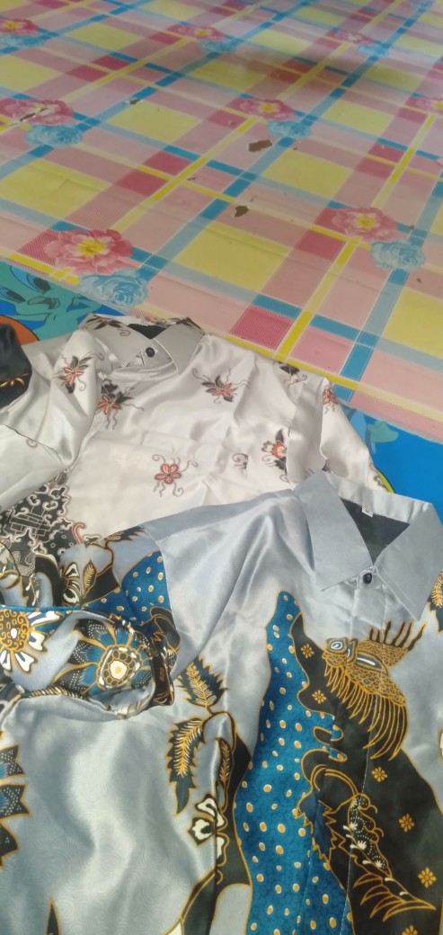 Kemeja Batik Pria Semi Sutra Silky Premium Furing Istimewa Licin Kilau Super Premium Quality