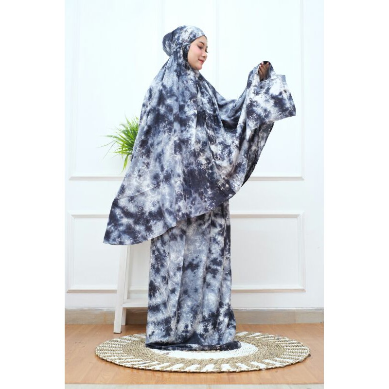 MUKENA BALI TIE DYE HANDMADE DEWASA STANDART