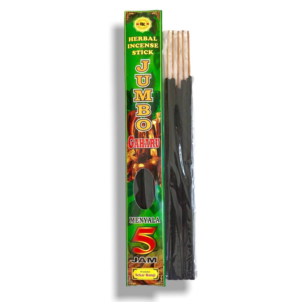 Dupa Hio Jumbo 5 jam Gaharu Panjang 40 cm Abu Dingin isi 5 Stick Produksi Sekar Wangi