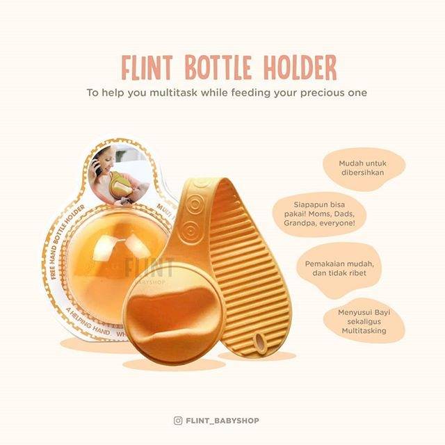 BEEBO BEEBOO BEBO INDONESIA Flint bottle holder ready stock handle botol susu anak bayi fleksibel