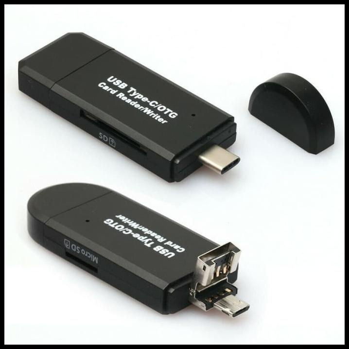 Usb C Card Reader 2.0 Micro Usb 3 In 1 Micro Sd Card Reader Usb-C Otg