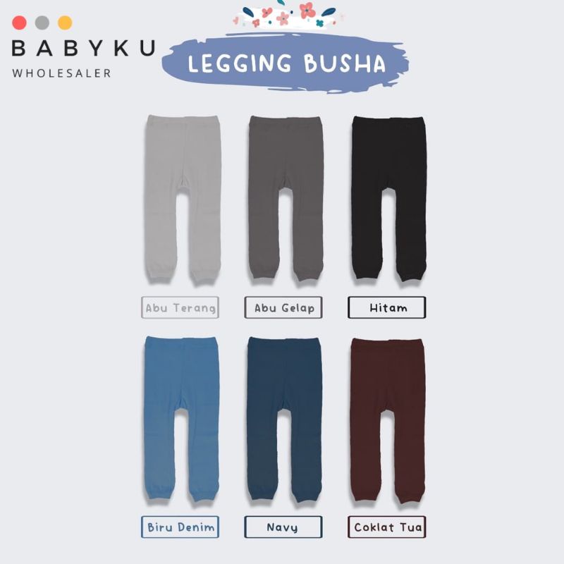 Legging bayi karakter buka kaki busha