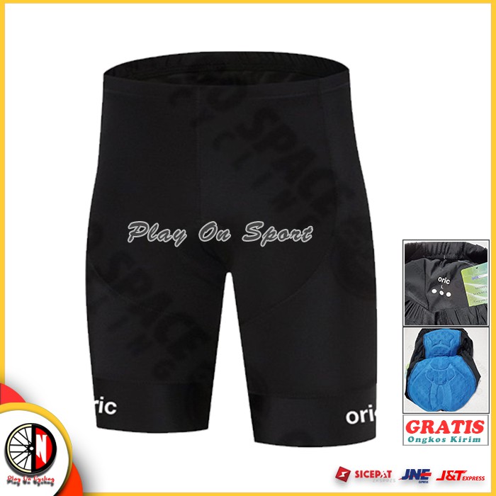 PLAYON CELANA SEPEDA KLUP OP013 LINE PUTIH, PUTIH PEDDING GELL ROADBIKE POLOS CELANA GOWES PRIA WANI