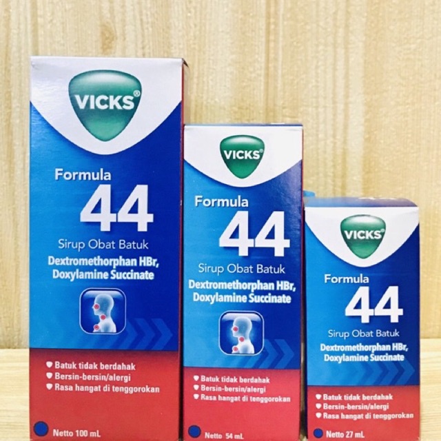 VICKS FORMULA 44 SIRUP | Meringankan Batuk Kering dan Bersin