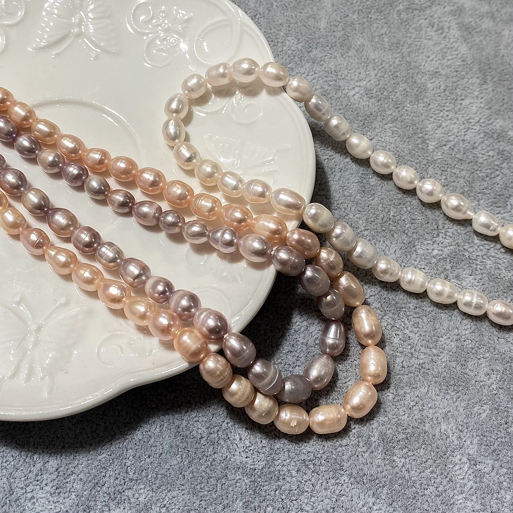 4 Mm 6 Mm 7 Mm 8 Mm 9 Mm 10 Pcs Seed Beads Natural Pearl Beads Shell Beads Untuk Wanita Decration Kalung Cincin Aksesoris