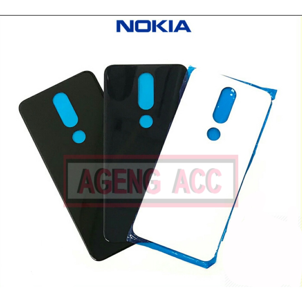 Kesing Nokia 6.1 Plus Nokia X6 Backdoor Casing Belakang Tutup Batre Original