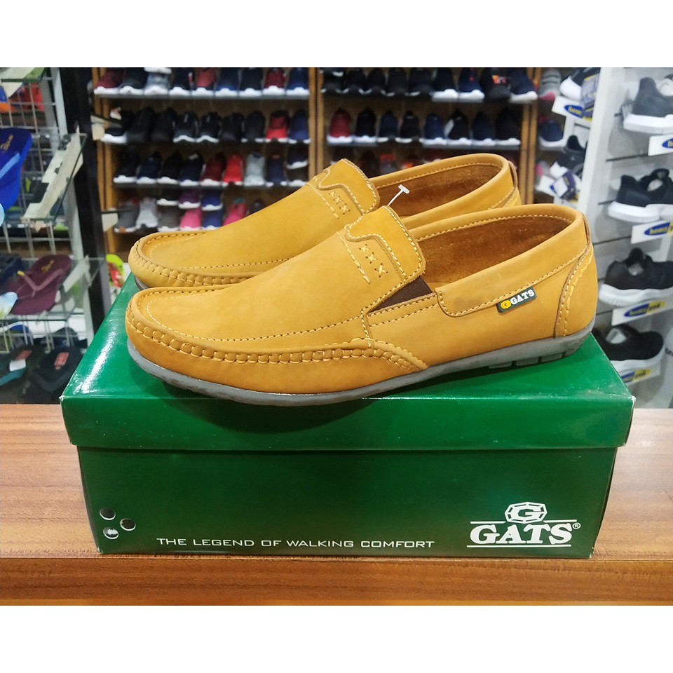 Gats HK0002 Sepatu Casual Kulit Pantofel Pria Terlaris