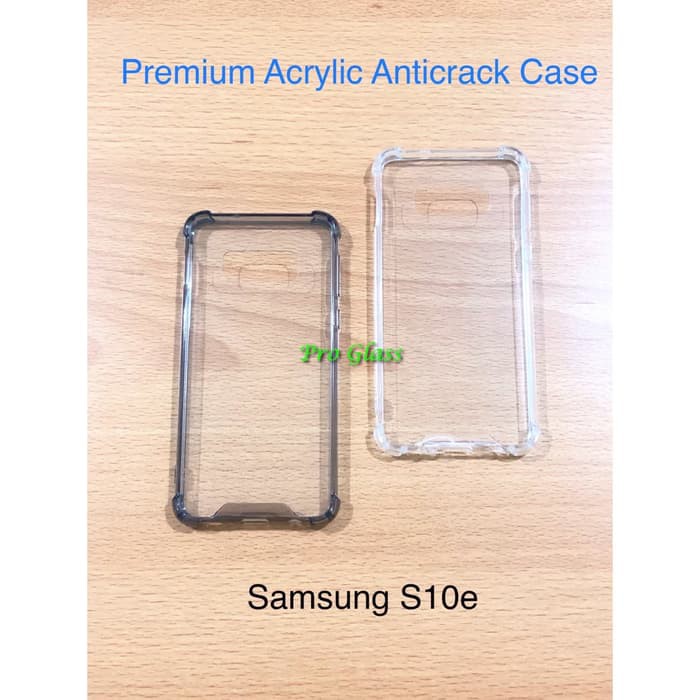 Samsung S10e Anticrack / Anti Crack / ACRYLIC Case Silicone Premium