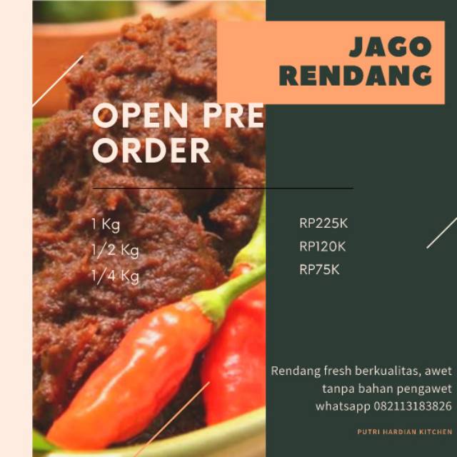 

Rendang daging sapi