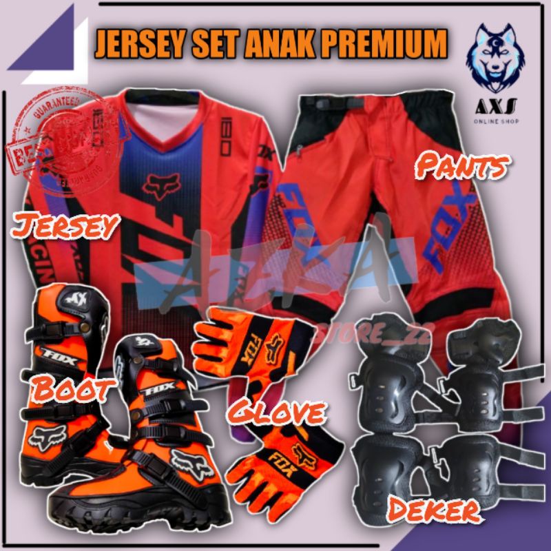 JERSEY SET ANAK PREMIUM TRAIL MOTOCROSS OFFROAD