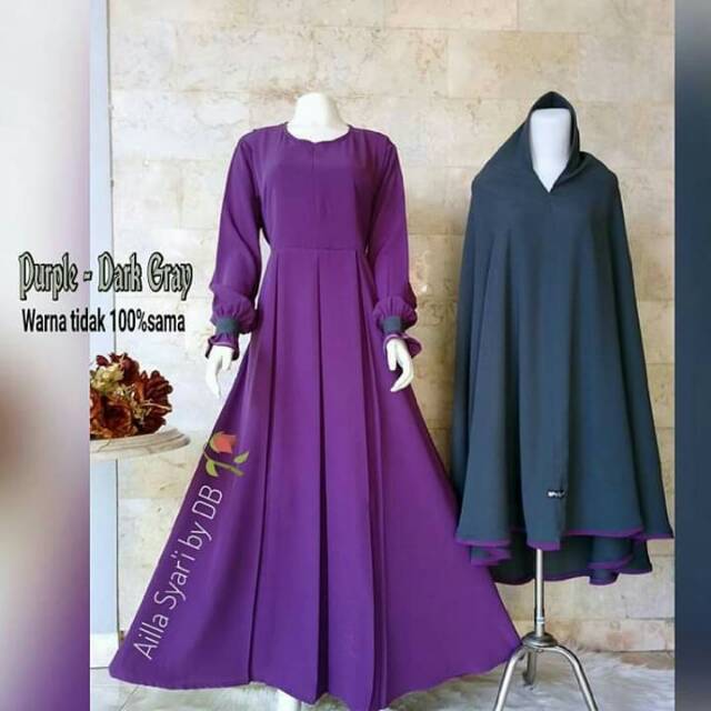 gamis syari AILLA BY DUTA BUSANA