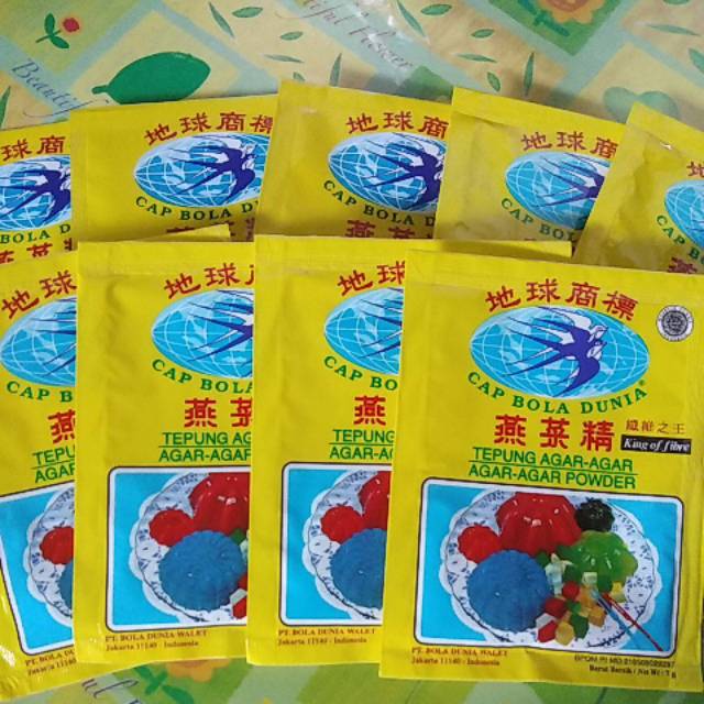 

Agar Agar Powder Cap Bola Dunia 7g