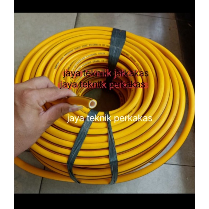 selang kompresor kuning meteran xenon - selang angin