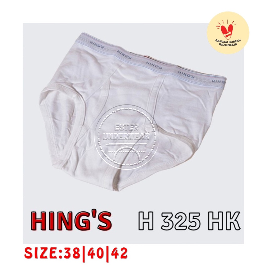 Celana Dalam Pria HING'S 325HK SIZE 38-40-42 ISI-1 PCS