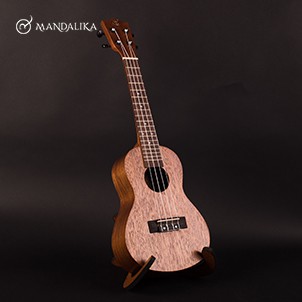 Ukulele Concerto/Konser Mandalika FULLSET Certified Quality warna Coklat - Choco Brown