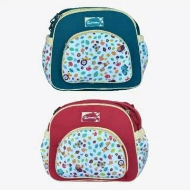 TAS BABY MEDIUM ZOO SERIES HIJAU TPT 3073 SERIES MERAH TPT 3074 + Stroler Hook + Gift Set S1