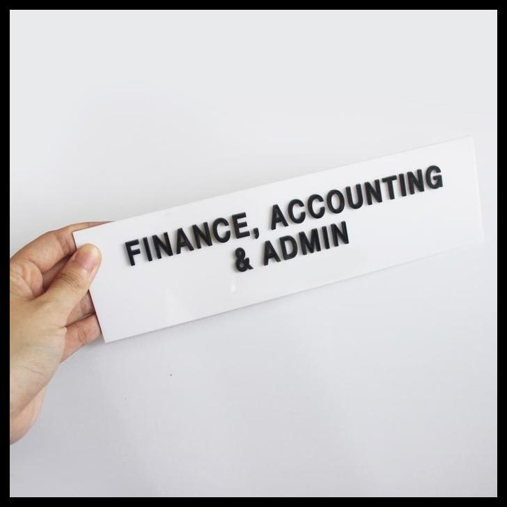 

Sign Signage Finance Acrylic / Sign Acrylic Timbul