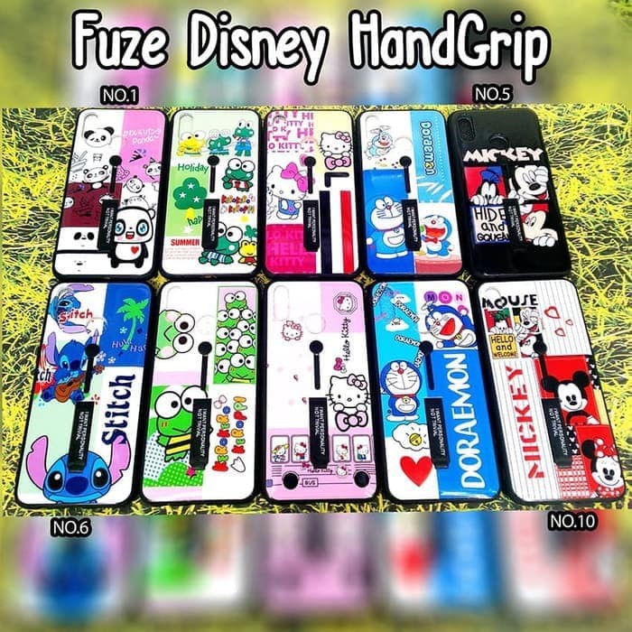 Softcase Karakter Fuze Disney HandGrip Samsung J4 Plus