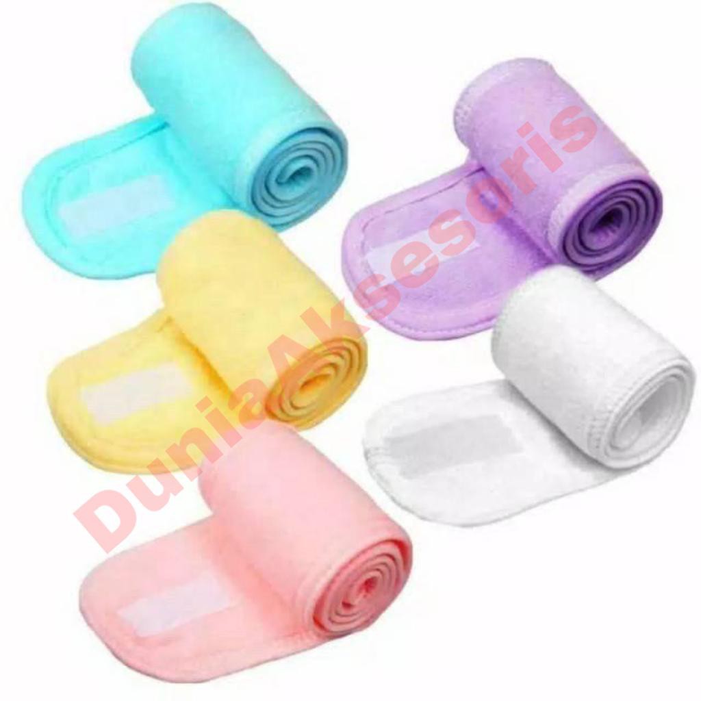 Deskripsi bandana mandi/bandana makeup/hairband/showe headband/bandana facial-4