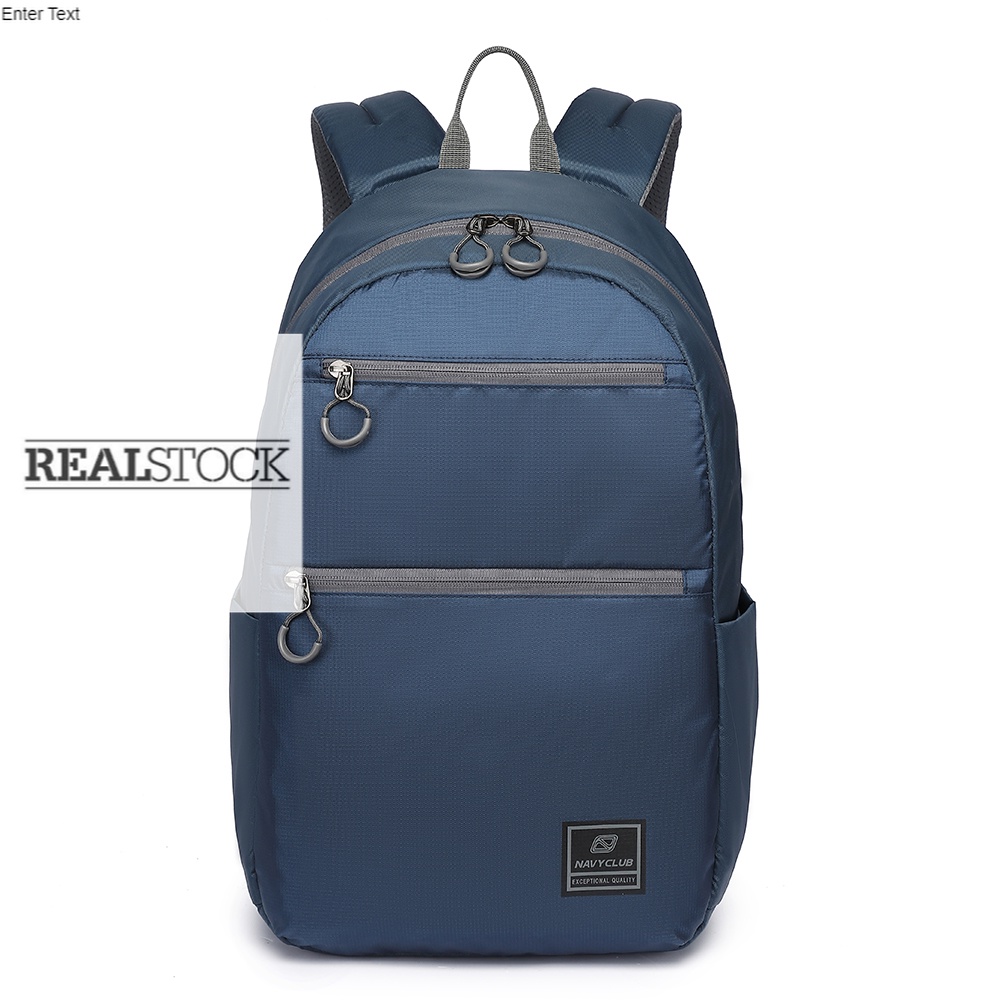 ORI Navy Club New Arrival Tas Ransel Tas sekolah - Tas Kasual Trendy Tas Punggung Backpack Daypack -
