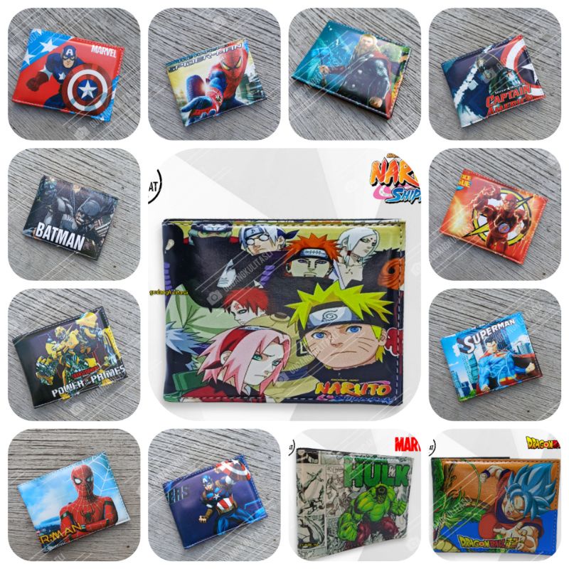 Dompet Anak Laki Laki Dompet karakter Super Hero Dompet Pria Murah