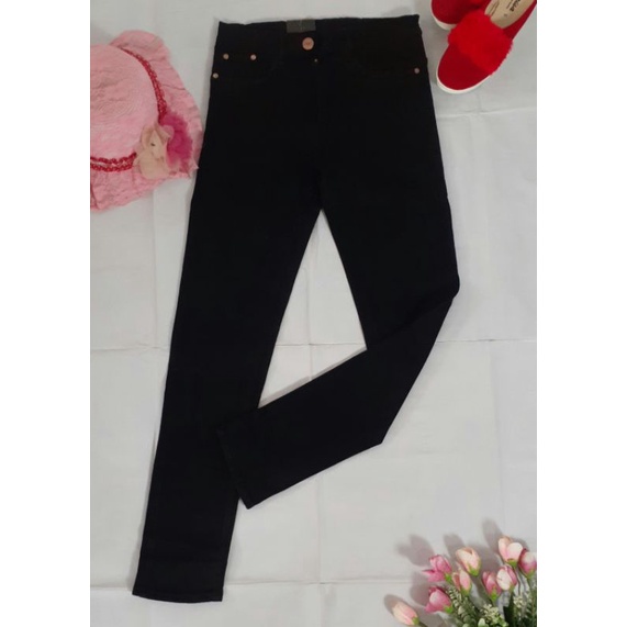 Celana Panjang Jeans / Celana Hitam Polos Jeans Cewek / Celana Jeans Cewek Kekinian