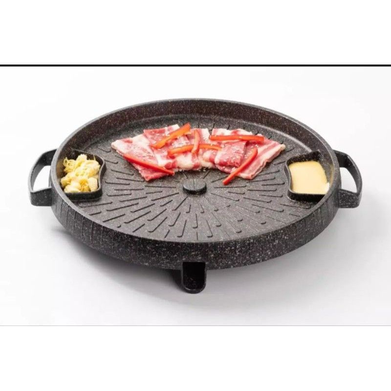 Moegen Panggangan Bulgogi Grill Pan - 32cm + Tutup Kaca