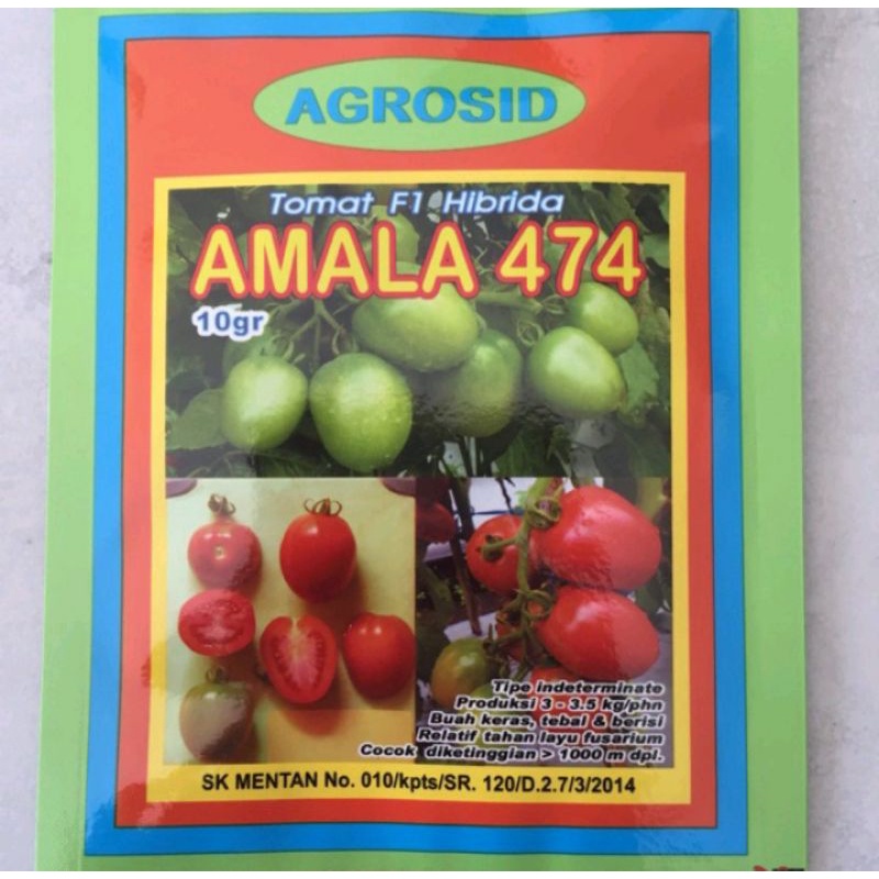 Tomat Amala 474 isi 10 gram,, Agrosid