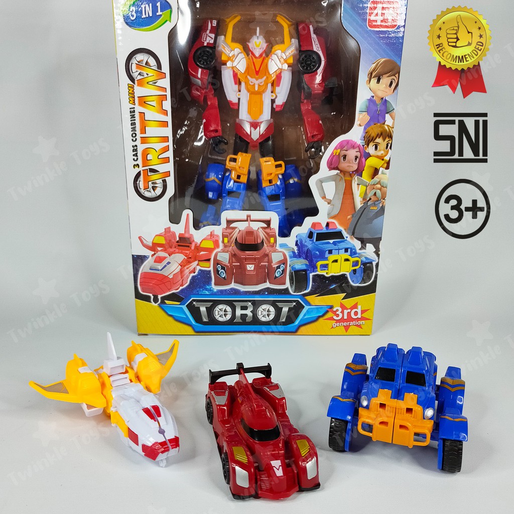 HS XYZ 3 Cars Combine Kombinasi 3 Robot