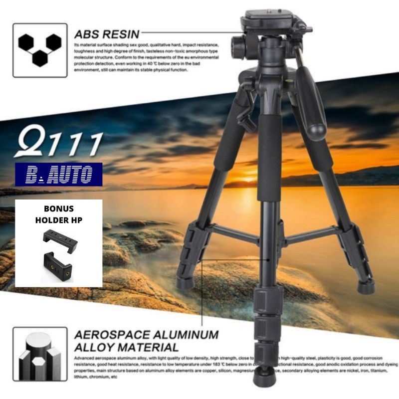 Tripod Zomei Q111 Professional DSLR Tripod & Pan Head - Q111