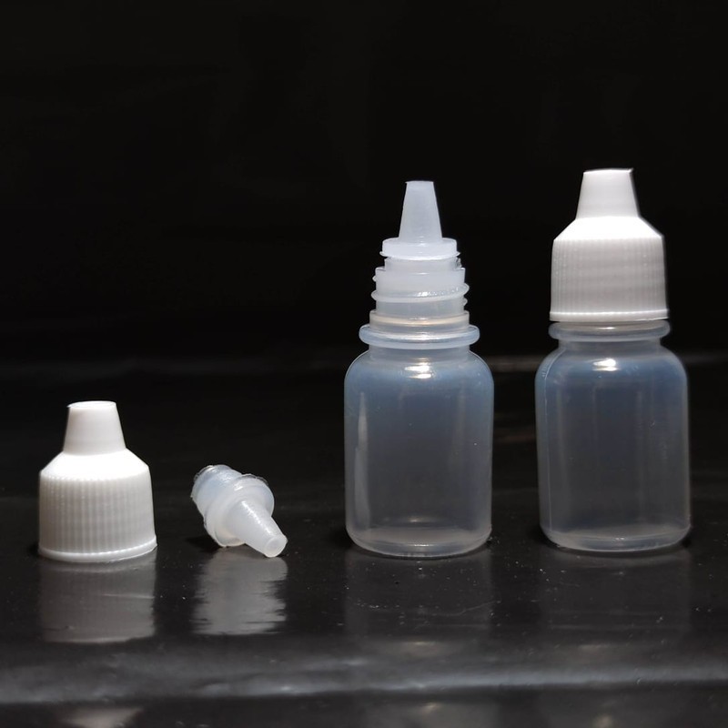 <  CC LDPE botol tetes 10 ml GENDUT POLOS LANCIP > plastik putih natural 10ml