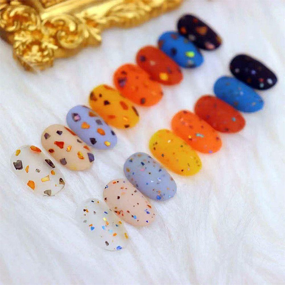 Batu Kerang Laut Nanas Multicolor Hadiah DIY 3D Nail Art