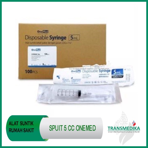Spuit 5cc / Syringe 5cc Onemed / BOX