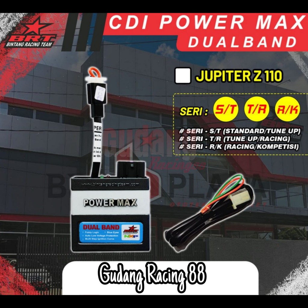 (GR88) CDI BRT POWERMAX HYPERBAND DUALBAND JUPITER Z 110