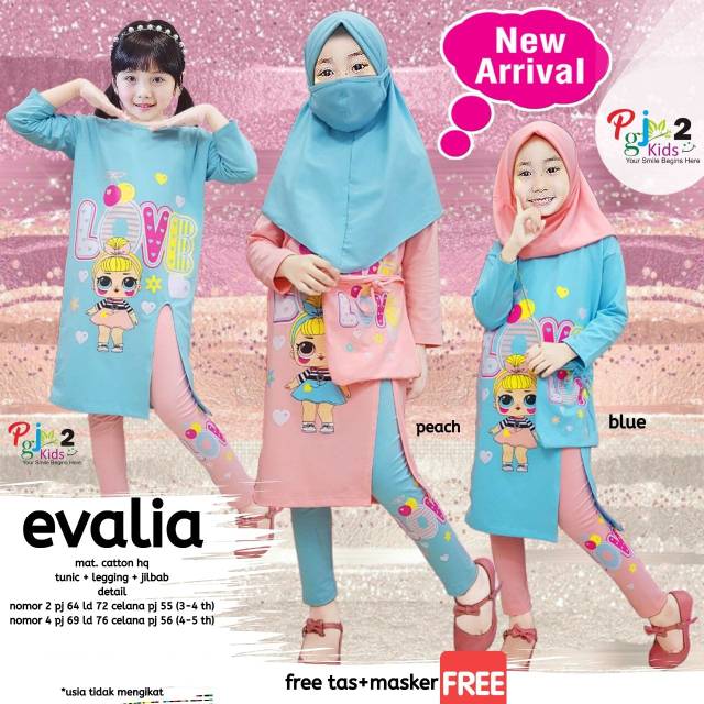 Set Evalia free tas+masker