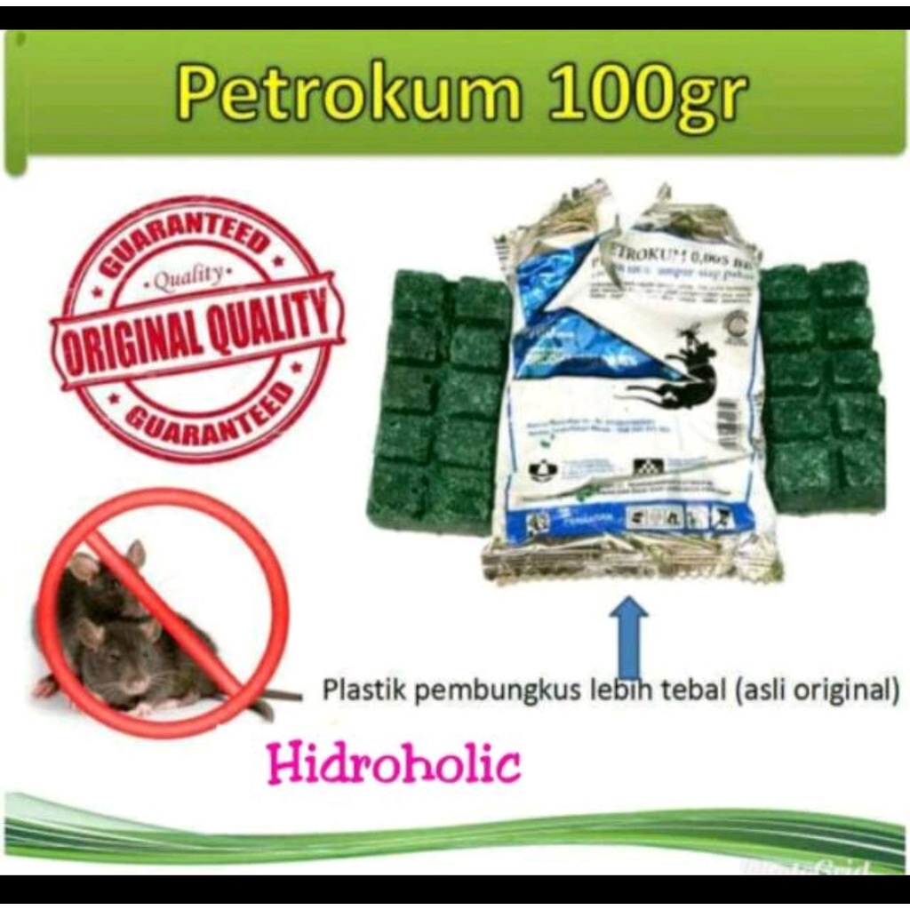 Racun Tikus Ampuh Petrokum Mati Kering Tidak Berbau