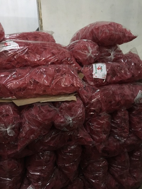 Kerupuk Merah Wayang / Krupuk Padang / Krupuk Merah Padang / kerupuk soto ( +- 3 kg )