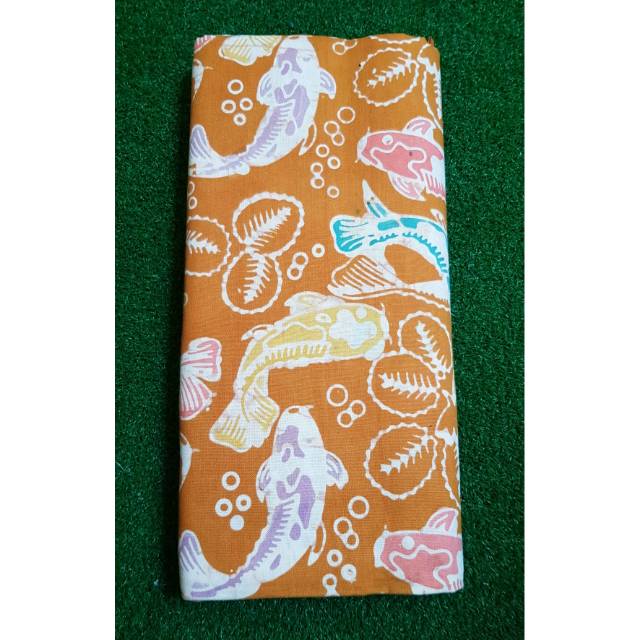 Kain Batik Cap Motif Ikan