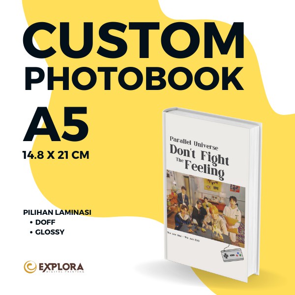[A5] Cetak Photobook - Yearbook - Album Foto BTS KPOP Murah Custom