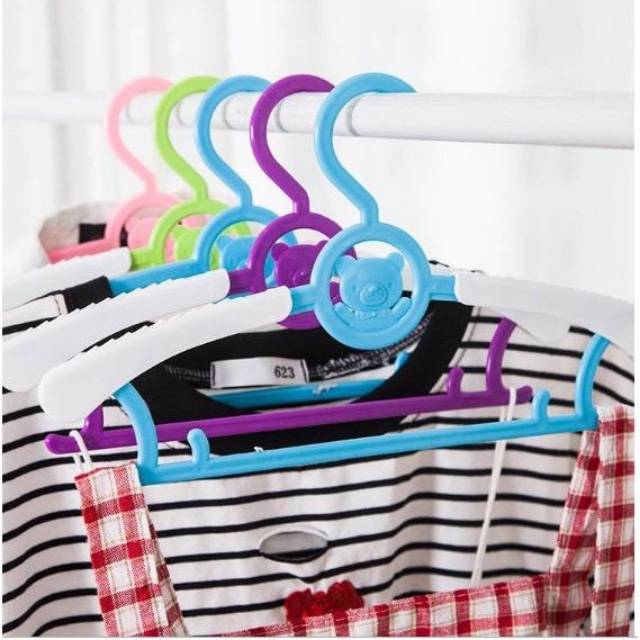 1234OS - Hanger Setelan Anak | Gantungan Baju Anak | Hanger Baby Display Anak.