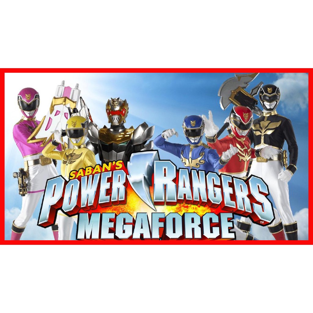 DVD Power Rangers Megaforce dan Power Rangers Super Megaforce