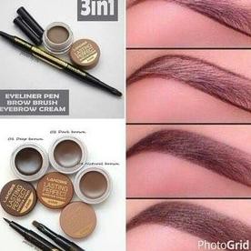 New READY 14 JUN 17 = Landbis - Lanbis Eyebrow Gel & Eyeliner + Brush 3 in1 JKON04