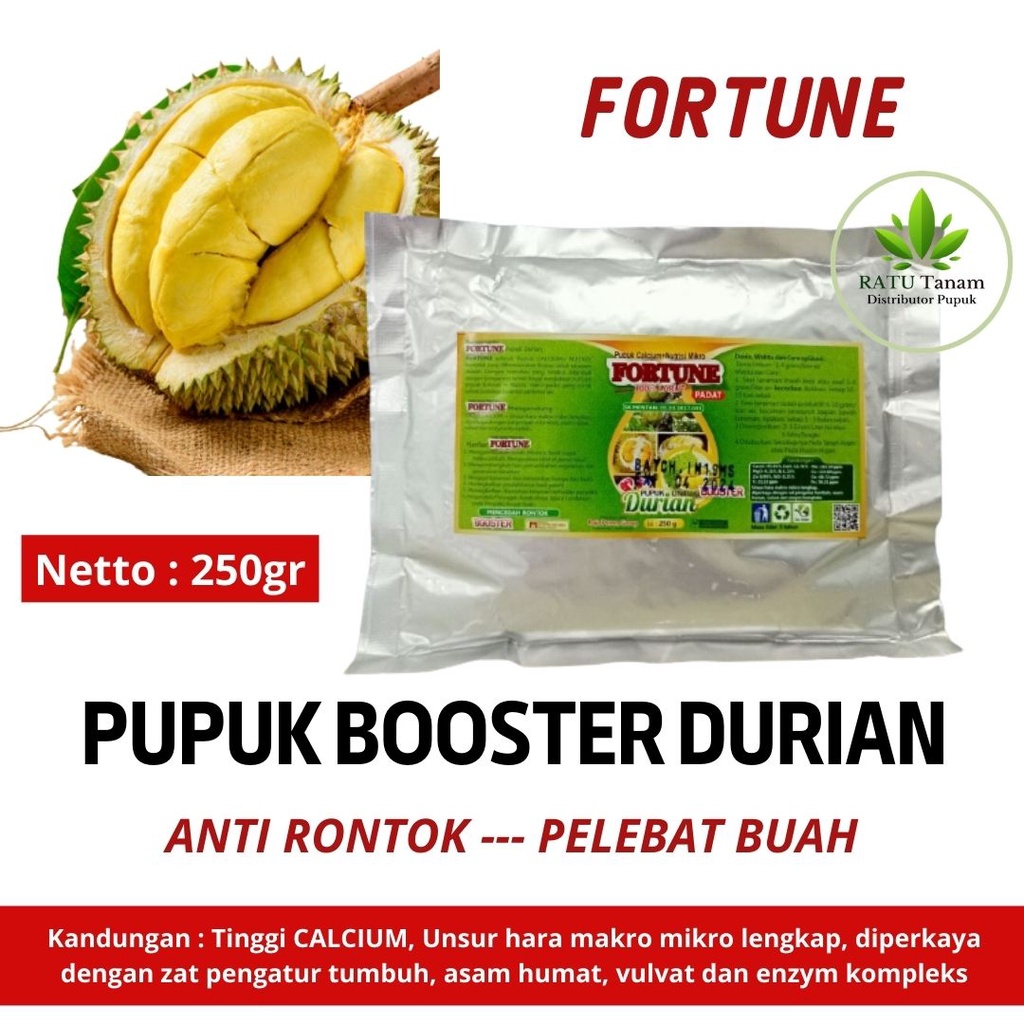 BOOSTER DURIAN, PUPUK BUAH DURIAN AMPUH ANTI BUSUK, PUPUK CEGAH PENYAKIT RONTOK