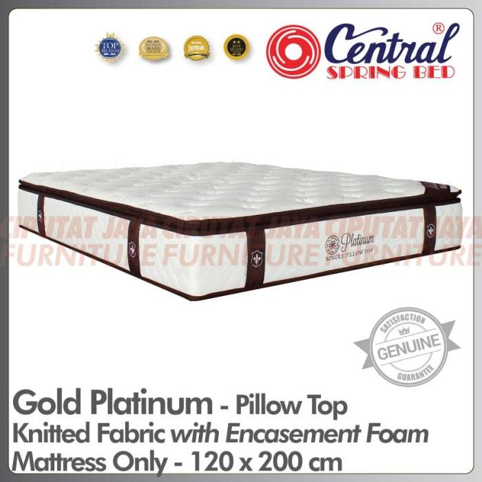Spring Bed Central Gold Platinum Pillow Top - Mattress Only