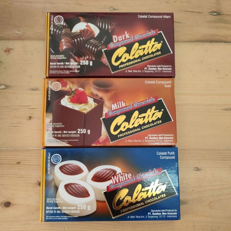 

COKELAT COLATTA COMPOUND 250 gr Aneka Rasa