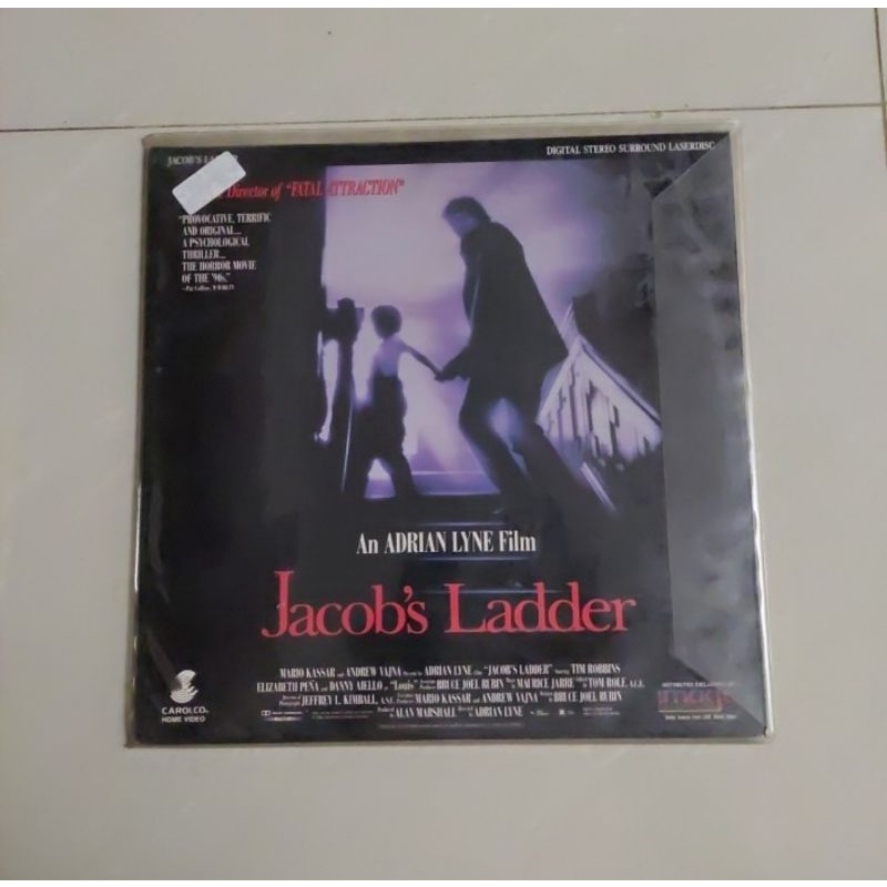 Kaset Laser disc Jacob's Ladder