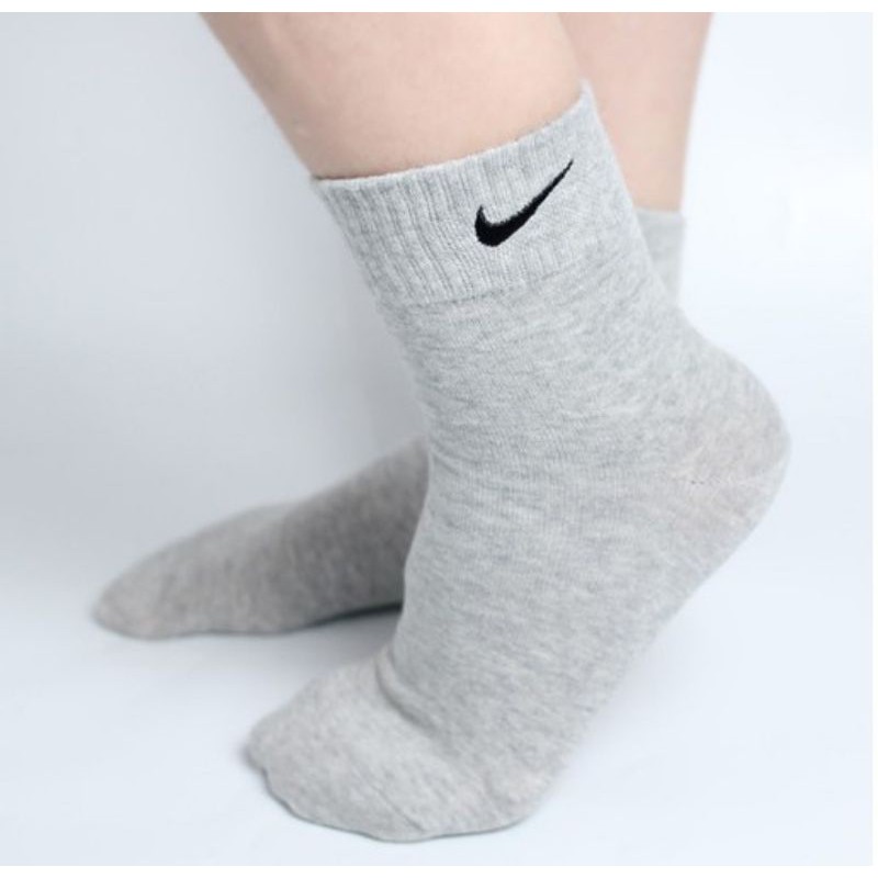 KAOS KAKI SPORT LOGO NIKE KUALITAS PREMIUM-Abu
