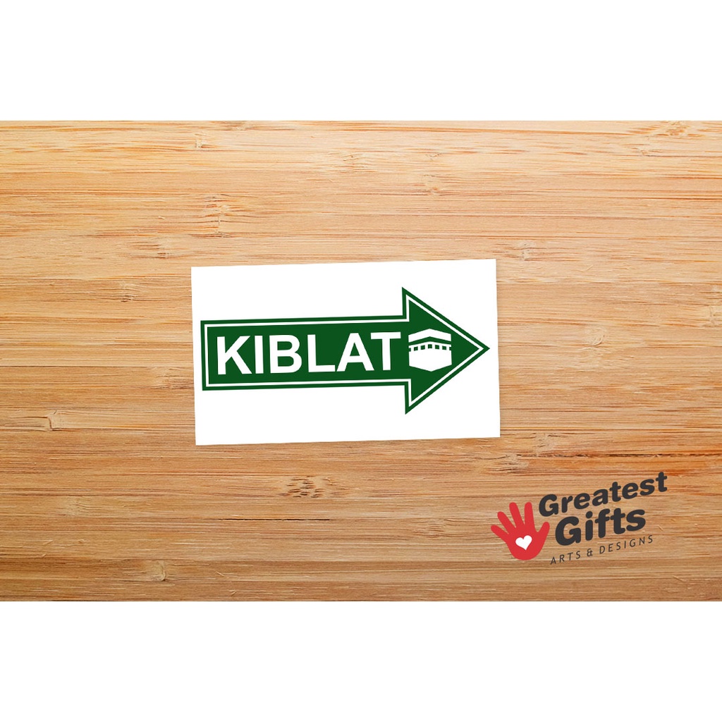 

Stiker KIBLAT Islam panah arah petunjuk sholat Islami Sticker