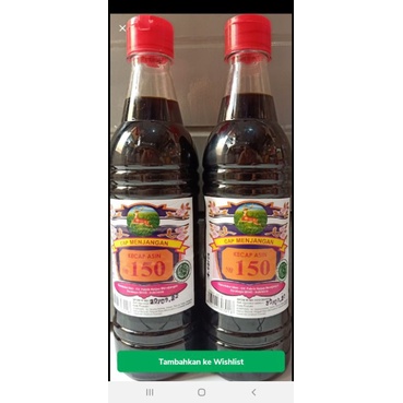 

kecap asin 150 cap menjangan 600 ml